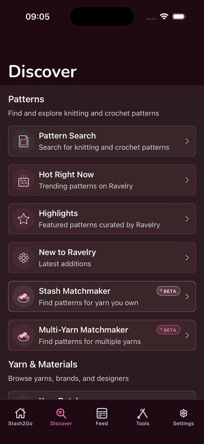 Advanced Stash2Go — Discover with Stash Matchmaker