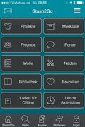Stash2Go iPhone 2014 - teal home screen