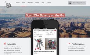 Original stash2go.com website - Ravelry on the Go